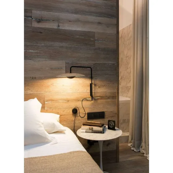 Marset Ginger A Væglampe i Eg - Dimmable Plug-in