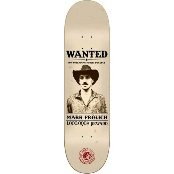 Jart Mark Frolich Pro Skateboard Deck 8" - Wanted
