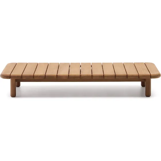 Kave Home Turqueta sofabord i massivt teak 140x70 cm