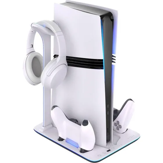 FIXED Dockingstation til PlayStation 5 - Sort/Hvid