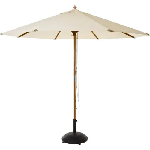 Cinas Capri parasol Ø3 m – off-white polyester