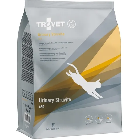TROVET Urinary Struvite ASD Veterinært kattetørfoder - 2,5 kg
