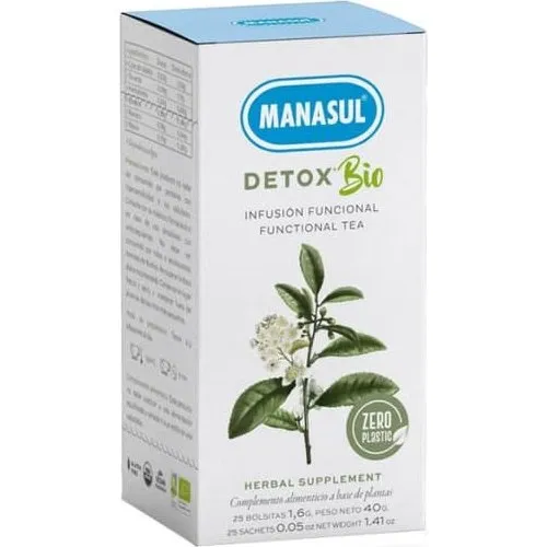 Manasul Detox Bio Te - 25 poser