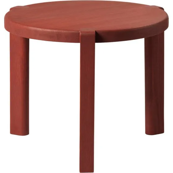 FDB Møbler D108 Ragnesminde sofabord – fyr, carmine red