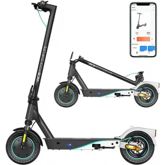 RCB R19 Elektrisk Scooter - 400W, 35KM rækkevidde, 10" hjul