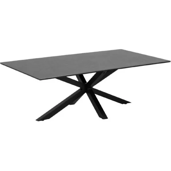 Heaven Sofabord Keramik 130x70x45 cm – Sort