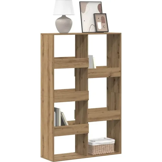 Bogreol 100x33x155,5 cm i kunsteg (konstrueret træ)