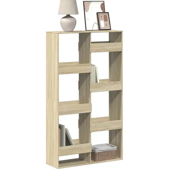 Bogreol 100x33x175 cm i sonoma-eg (8 hylder)