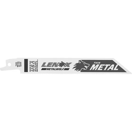 Lenox 624R bajonetsavklinge 150 mm til metal, 24 TPI (5 stk.)