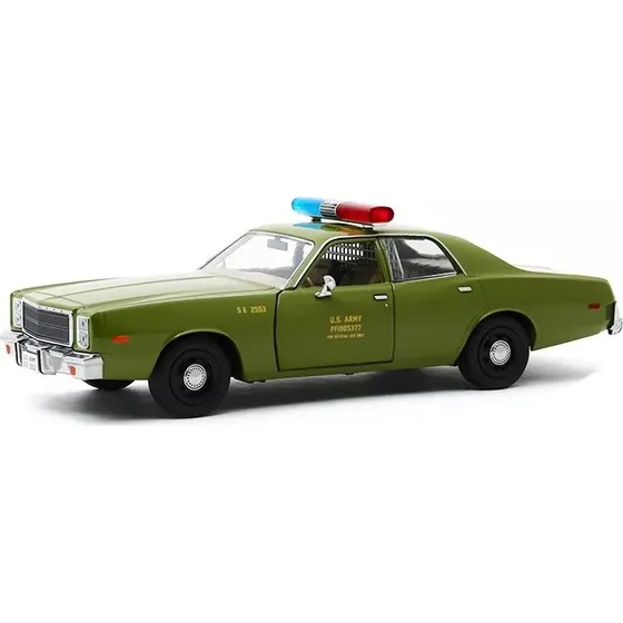 Greenlight 1/18 Plymouth Fury 1977 US Army Police - The A-Team