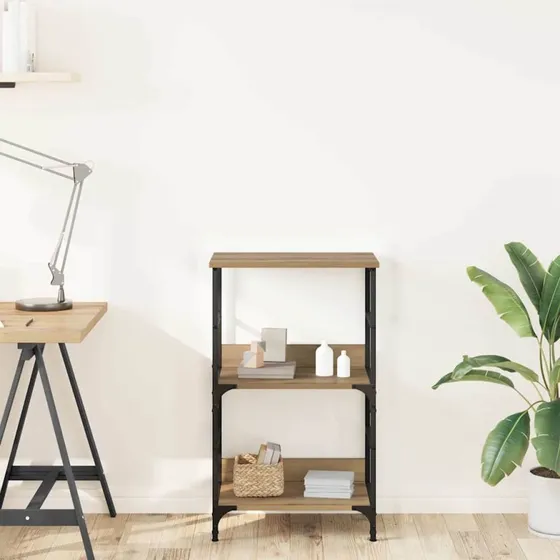 Bogskab 50x33x82 cm i konstrueret træ (kunsteg)