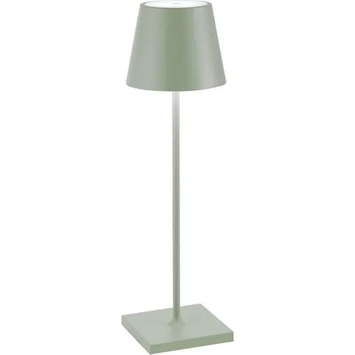 Zafferano Poldina Pro batteribordlampe - Salviegrøn