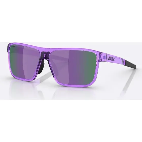 Bliz A008 Large Cykelbriller - Transparent Purple/Smoke