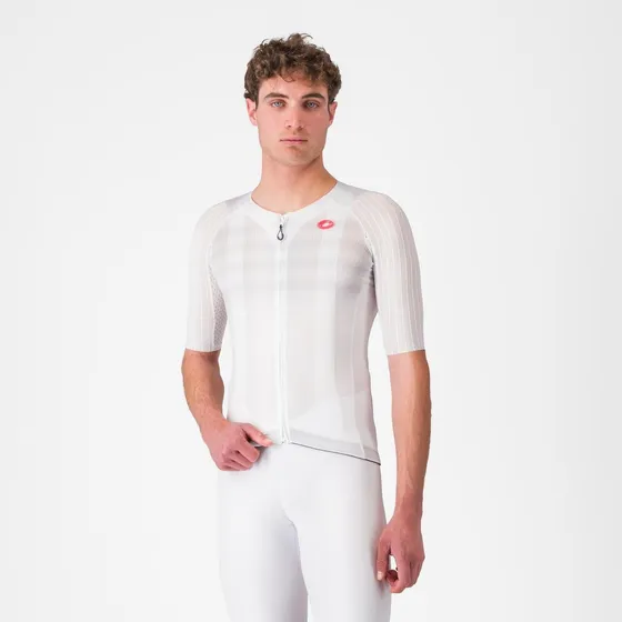 Castelli Aero Race 8S Cykeltrøje - Hvid - Herre