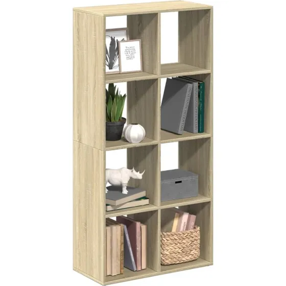 Bogreol / Rumdeler 69,5x29x137,5 cm Sonoma-eg