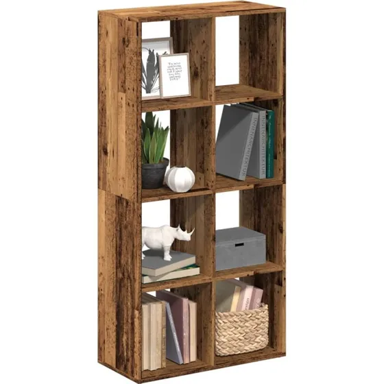 Bogreol/rumdeler antik tr 69,5x29x137,5 cm