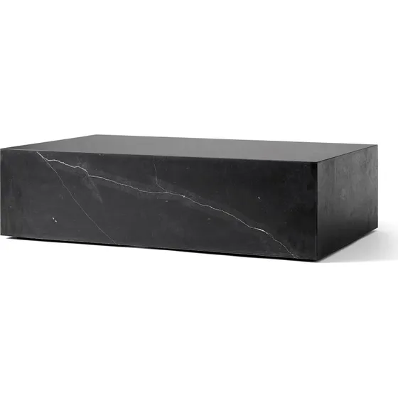 Audo Plinth Sofabord Lav Marquina Marmor