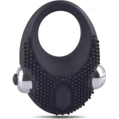 Vibrerende Cock Ring med Clitoris-stimulator og Testikel-ring