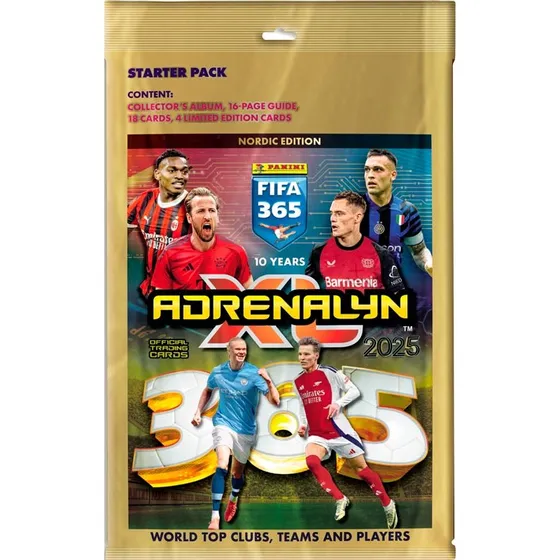 FIFA 365 Nordic Edition Starter Pack - Panini Adrenalyn XL