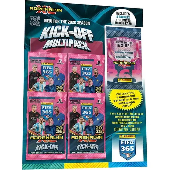 Panini FIFA 365 AdrenalynXL 2026 Kick-Off Multipack