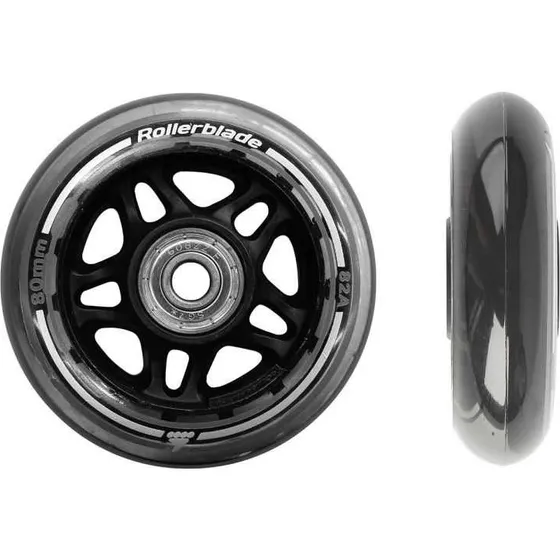 Rollerblade Inliner Hjul 8-pak 80mm 82A med SG7 lejer
