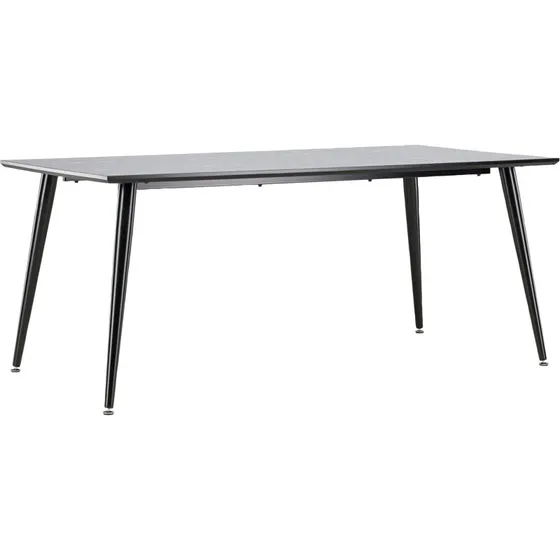 Venture Home Dipp spisebord 180x90 cm – sort