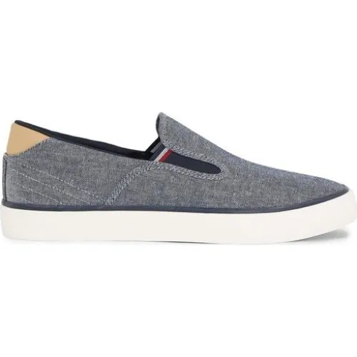Vans TH Hi Vulc Low Slip-on Chambray Sneakers
