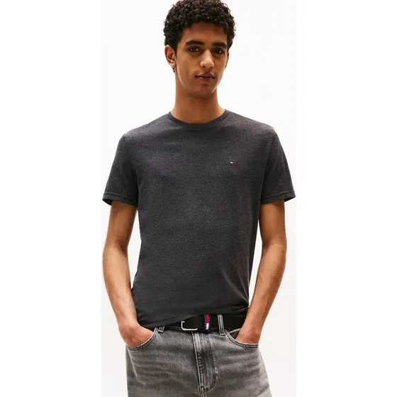 TJM XSLIM Jaspe HTR Tee Ext