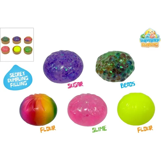Kawaii Secret Filling Mix Dumplings - 6 cm overraskelseslegetøj