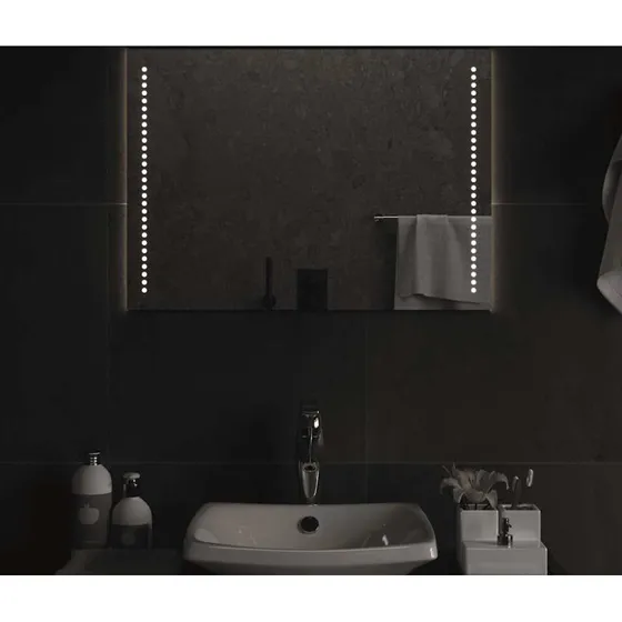 LED badeværelsesspejl 70x50 cm – IP65, USB