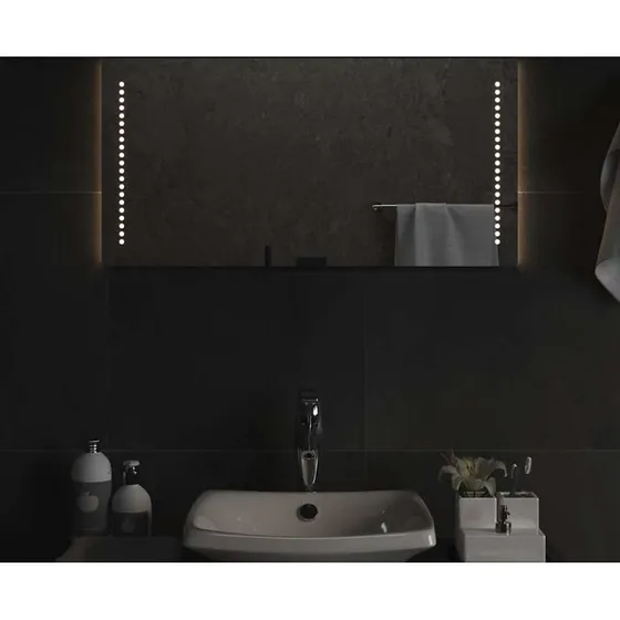 LED badeværelsesspejl 80x40 cm IP65 med USB
