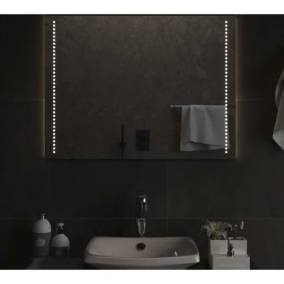 LED badeværelsesspejl 80x60 cm - IP65, USB
