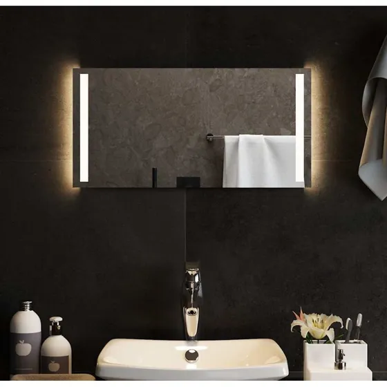 LED badeværelsesspejl 60x30 cm, IP65, USB (glas)