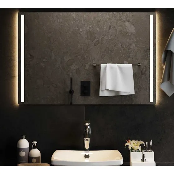 LED badeværelsesspejl 90x60 cm IP65 med USB