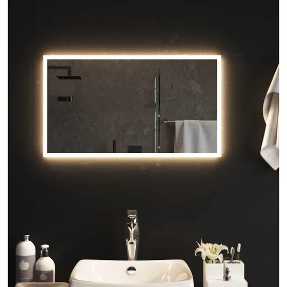 LED badeværelsesspejl 70x40 cm – IP65, USB