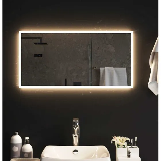 LED badeværelsesspejl 80x40 cm IP65 med USB