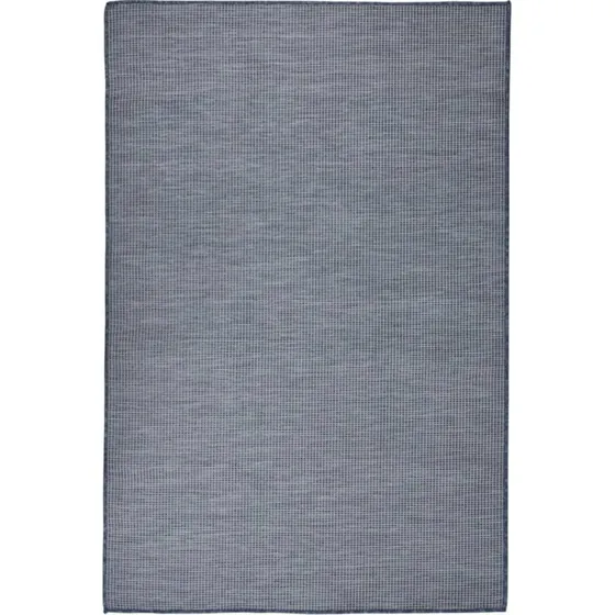 Fladvævet udendørstæppe 120x170 cm – blå