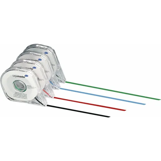 Legamaster Tape til Tavler, Rød, 2,5 mm x 16 m