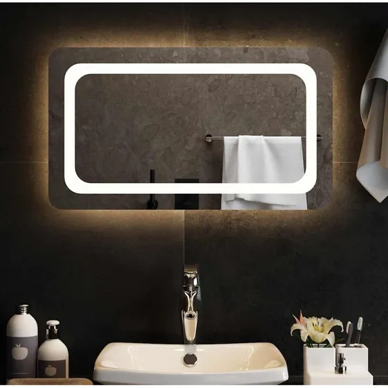 LED-badeværelsesspejl 70×40 cm IP65 med USB