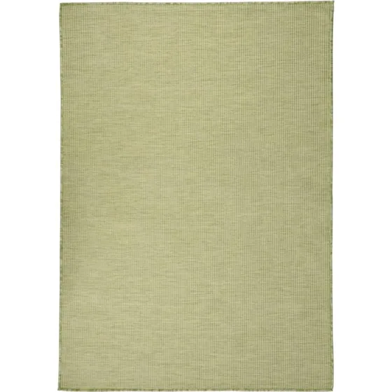 Fladvævet udendørstæppe 160x230 cm grøn