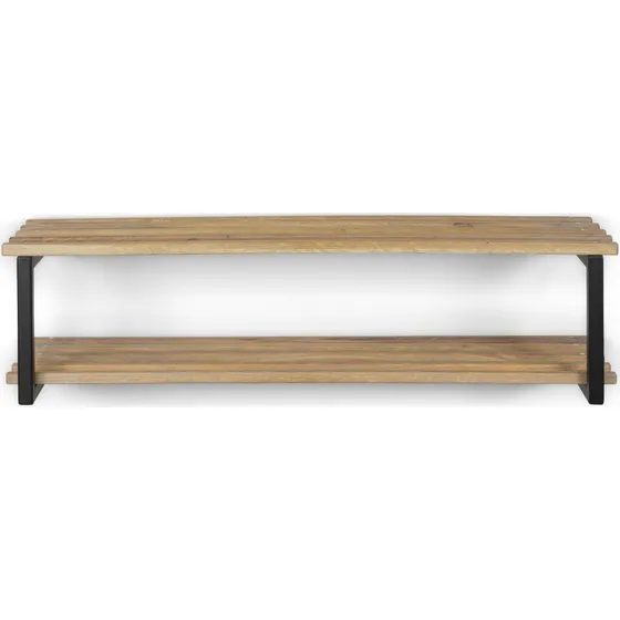 Spinder Design Rizzoli/Marco XL skohylde - Natur eg & sort stål