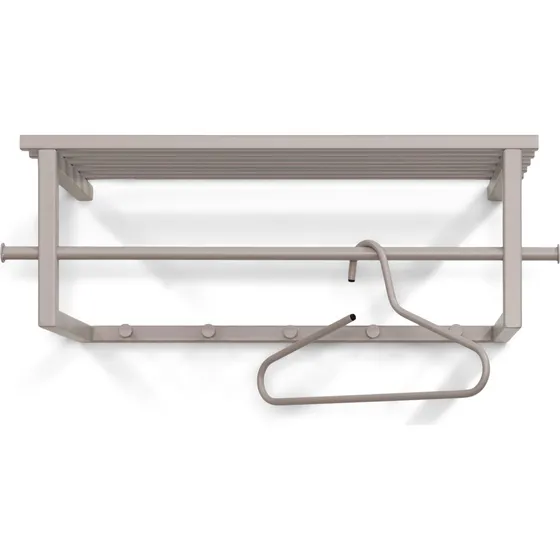 Spinder Design Marco Color Edition hattehylde i taupe stål