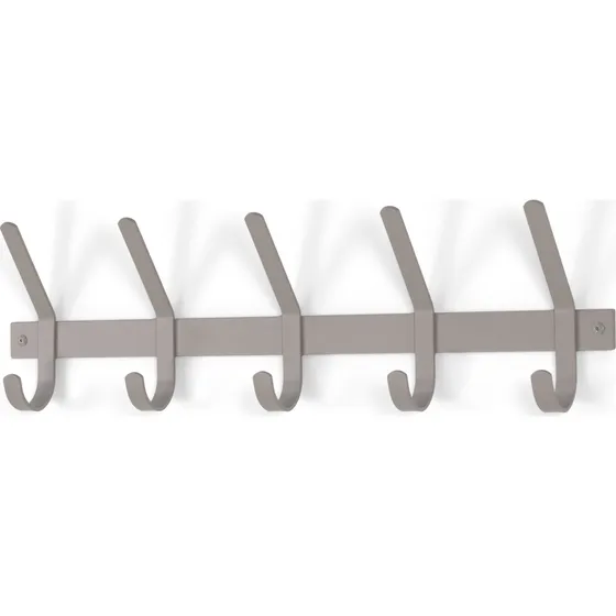 Spinder Design Dexter 5 knagerække - Beige/Taupe stål