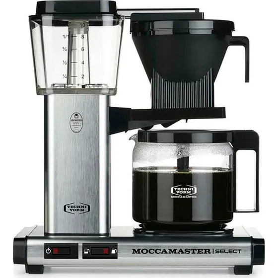 Moccamaster KBG 741 Kaffemaskine - Mat Sølv (10 kopper)
