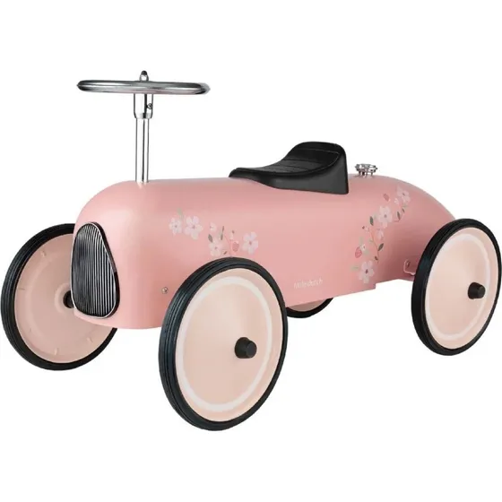 Little Dutch Retro Roller Rosa - Lyserød skubbebil