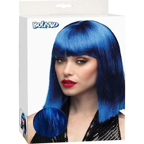 Boland Wig Dance Blue - Mellemlang blå paryk til kvinder