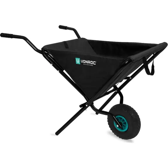 VONROC Sammenklappelig Trillebør - 50L / 30 kg