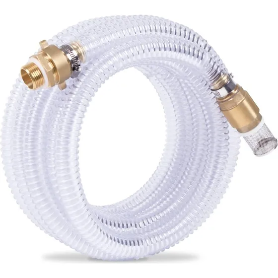 VONROC Sugeslangesæt 7m - 25mm x 1" til vandpumper