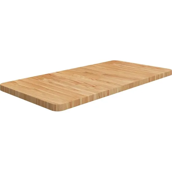 Bordplade til badeværelse 80x40x2,5 cm i massivt egetræ