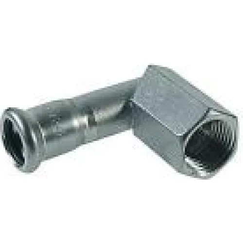 VSH XPress rustfri vinkelovergang 28 mm x 1'' muffe/muffe